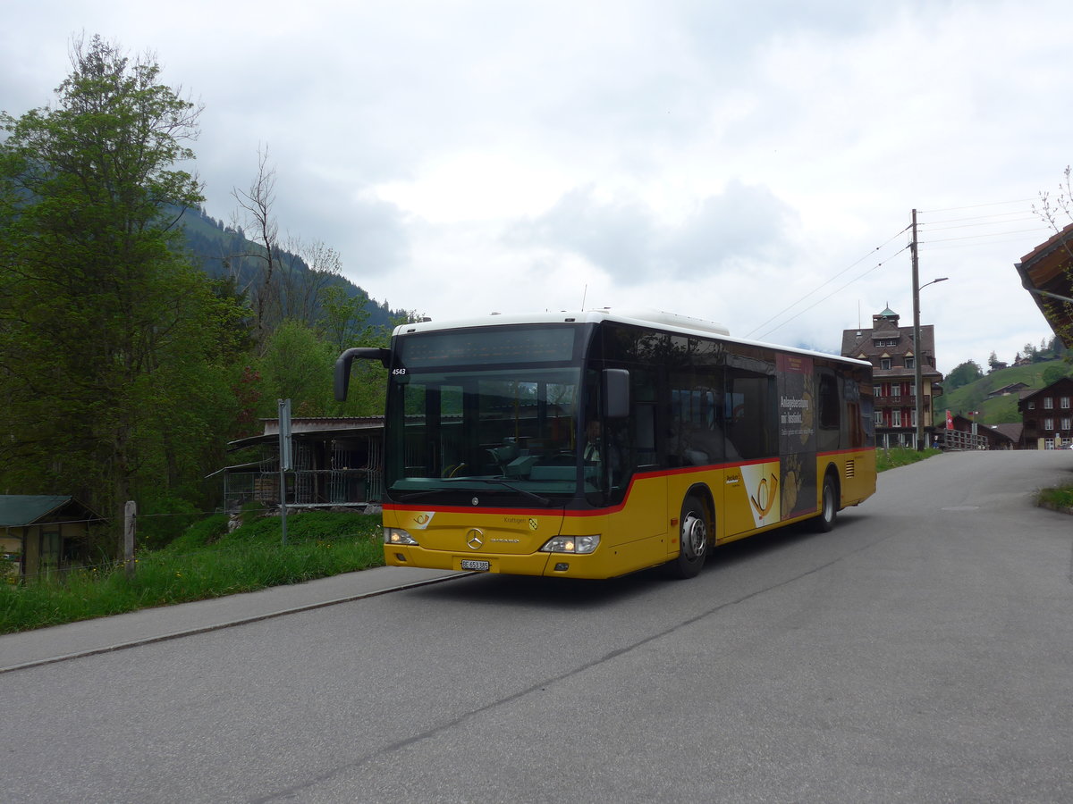 (205'490) - PostAuto Bern - BE 653'385 - Mercedes am 26. Mai 2019 in Kiental, Ramslauenen