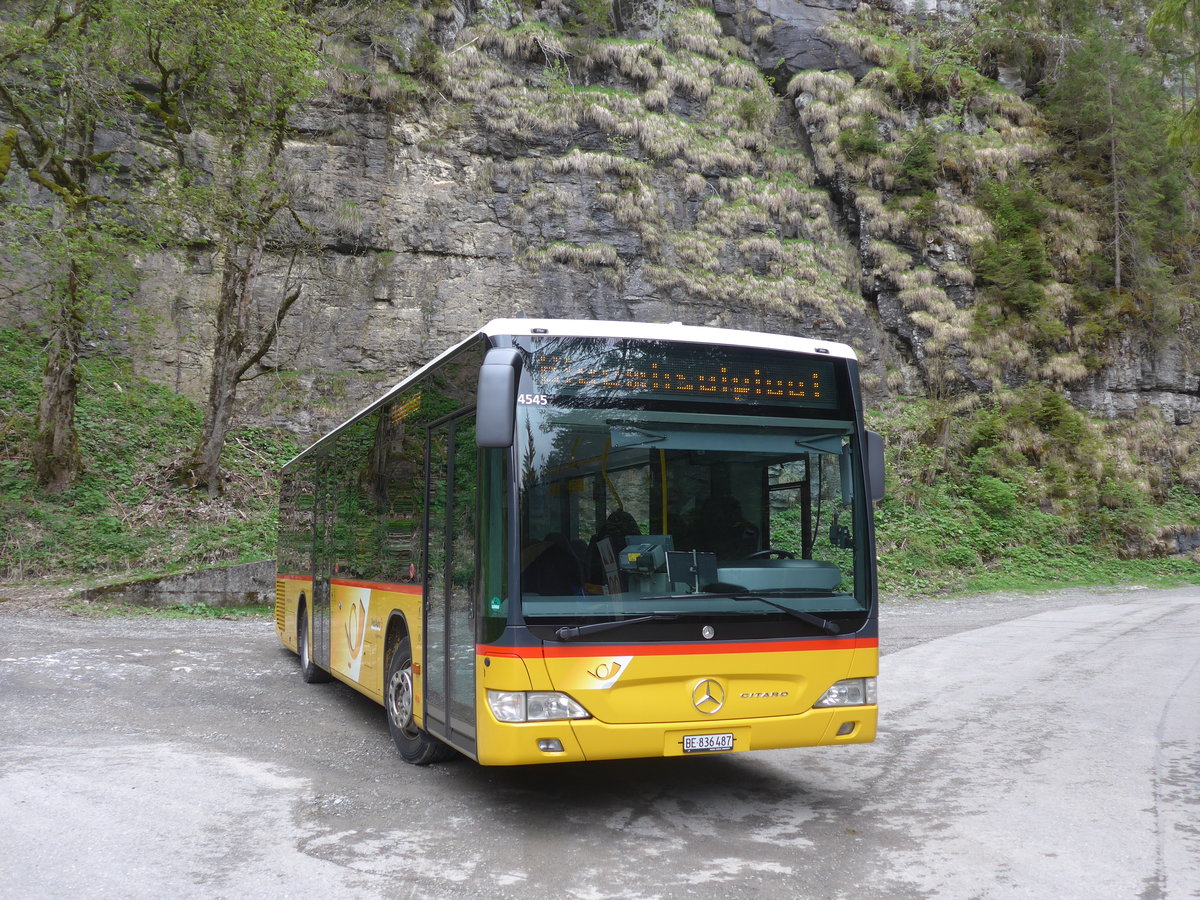 (205'497) - PostAuto Bern - BE 836'487 - Mercedes (ex Nr. 533; ex BE 653'387) am 26. Mai 2019 in Kiental, Tschingel