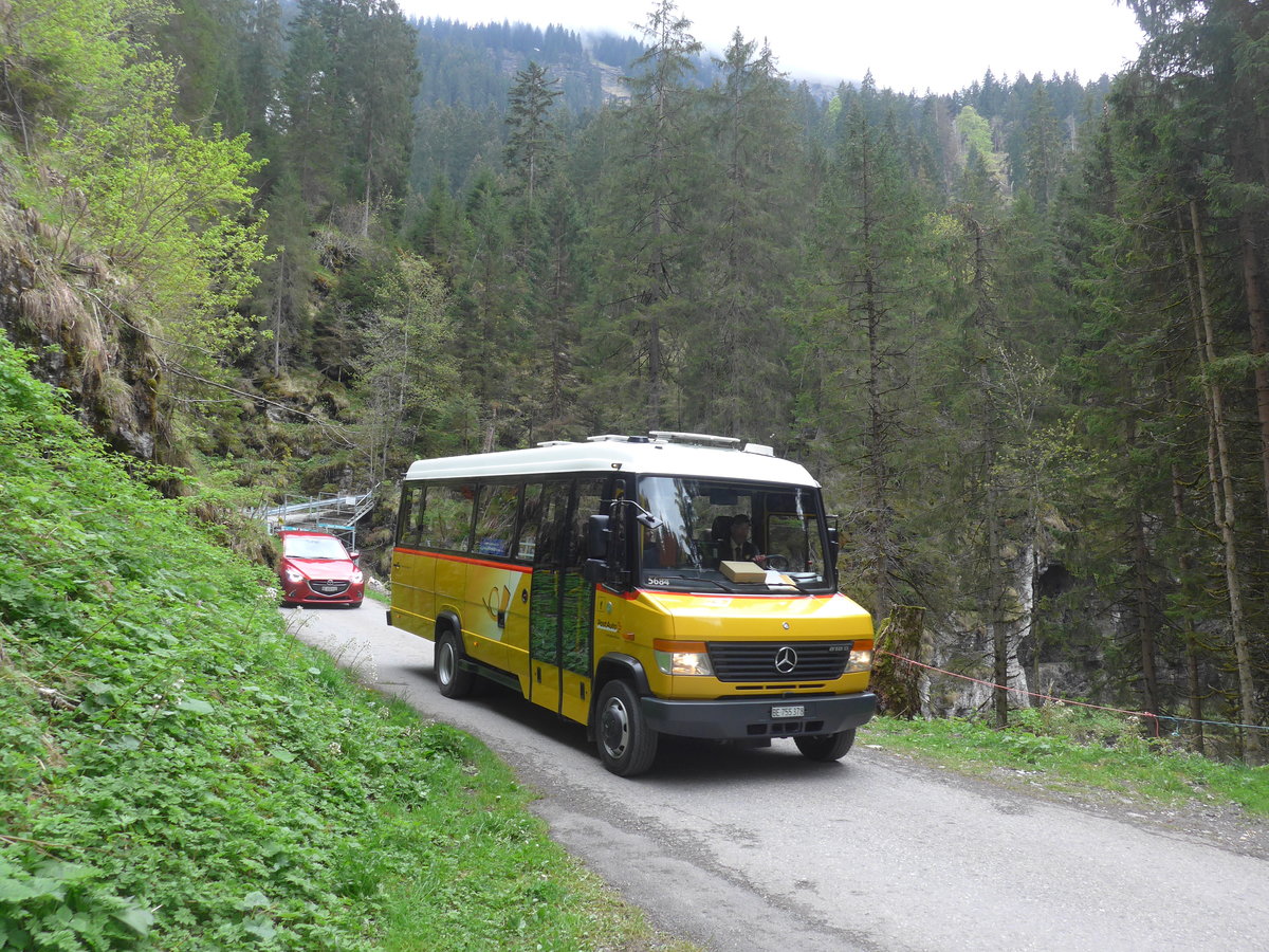 (205'508) - PostAuto Bern - BE 755'378 - Mercedes/Kusters am 26. Mai 2019 in Kiental, Tschingel
