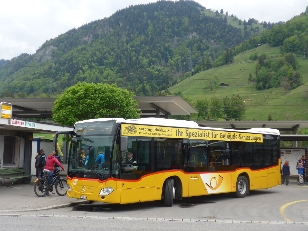 (205'514) - PostAuto Bern - BE 657'480 - Mercedes am 26. Mai 2019 beim Bahnhof Reichenbach