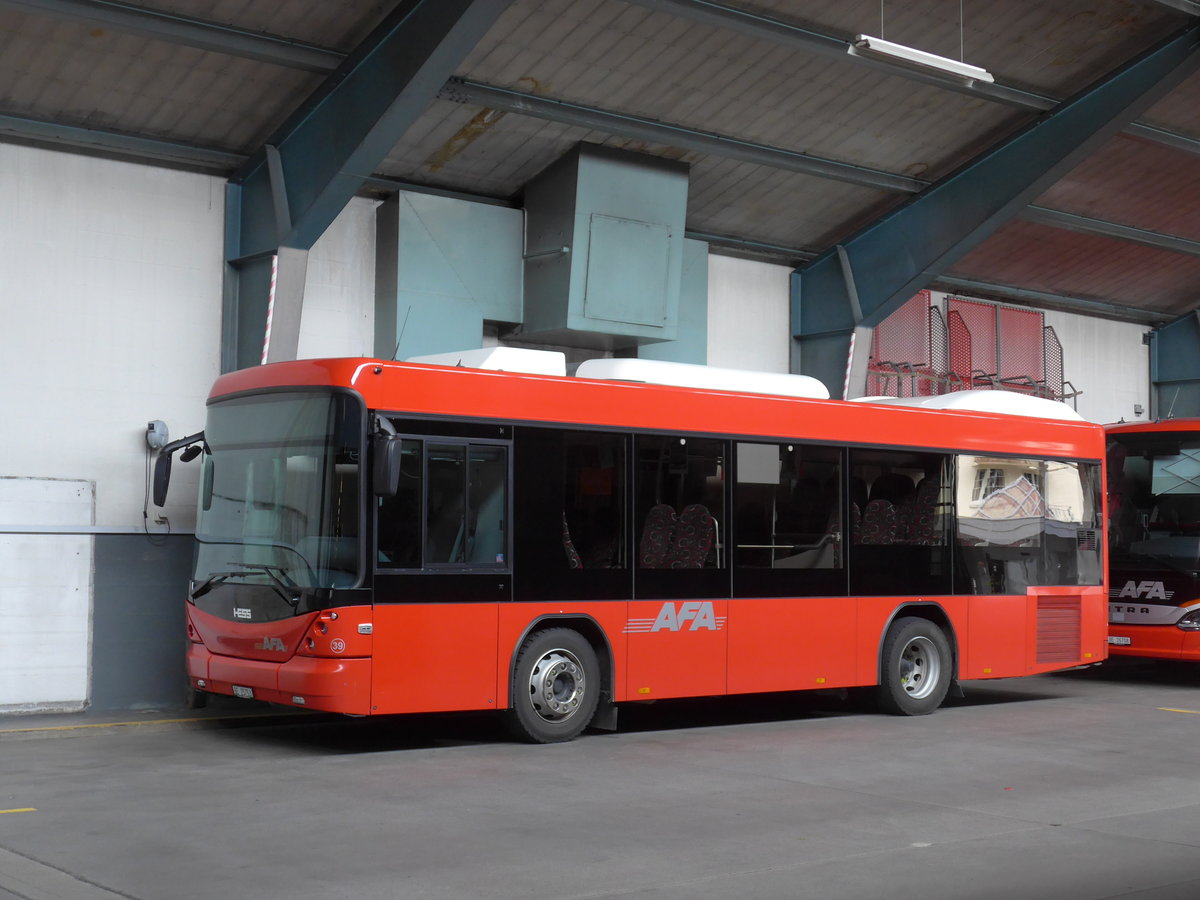(205'520) - AFA Adelboden - Nr. 39/BE 25'753 - Scania/Hess am 26. Mai 2019 in Adelboden, Busstation