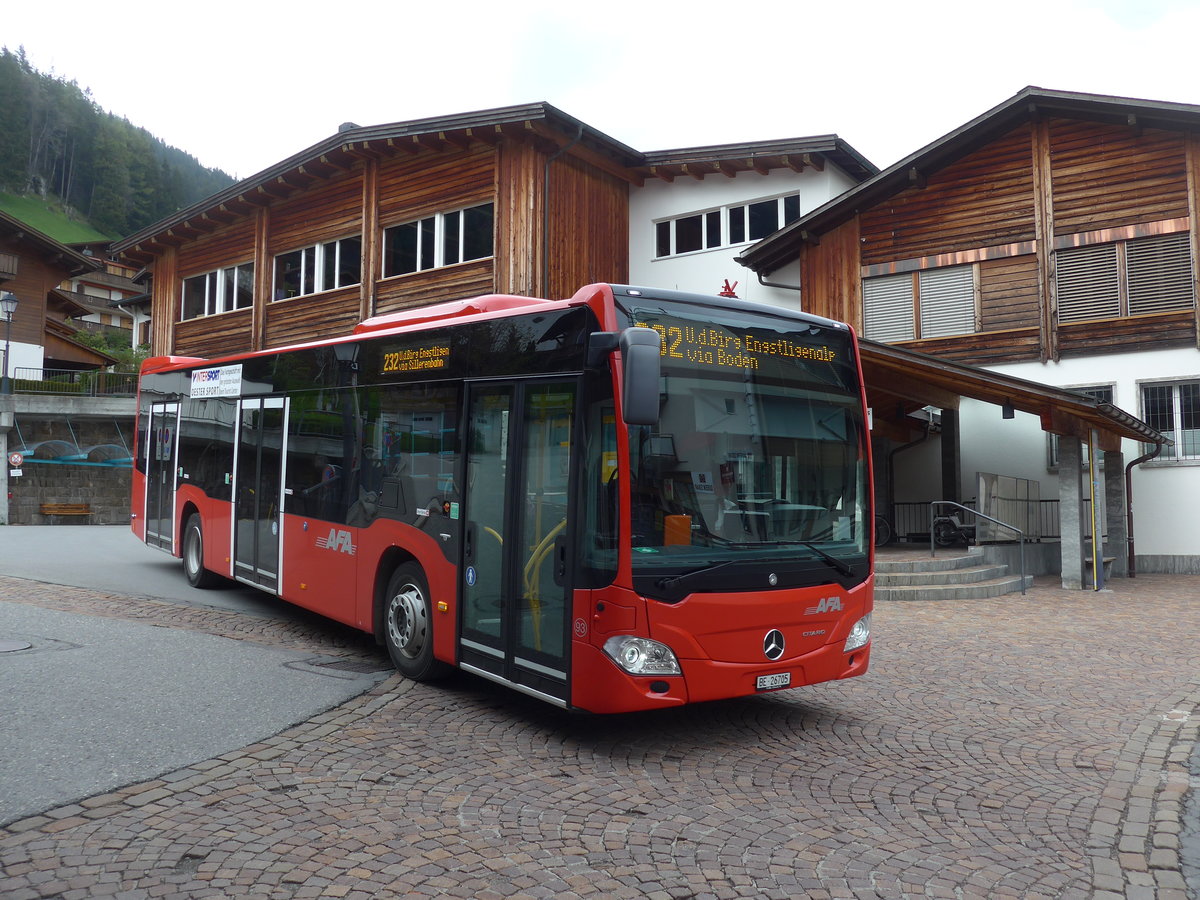 (205'523) - AFA Adelboden - Nr. 93/BE 26'705 - Mercedes am 26. Mai 2019 in Adelboden, Busstation