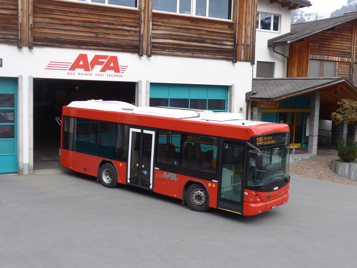(205'524) - AFA Adelboden - Nr. 55/BE 611'055 - Scania/Hess am 26. Mai 2019 in Adelboden, Busstation
