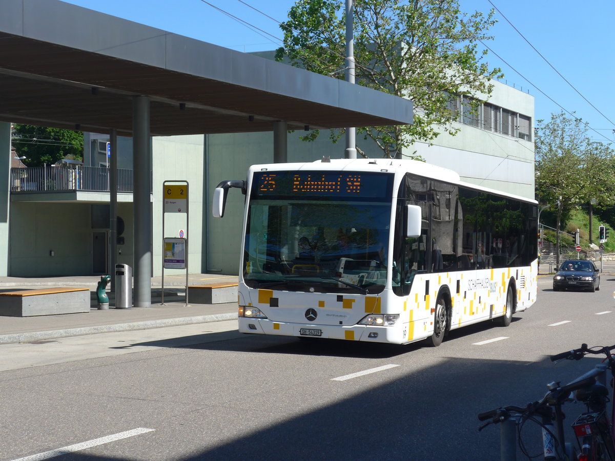 (205'885) - SB Schaffhausen - Nr. 19/SH 54'319 - Mercedes am 8. Juni 2019 beim Bahnhof Schaffhausen