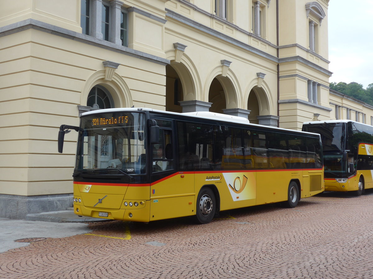 (206'211) - Barenco, Faido - TI 241'030 - Volvo am 9. Juni 2019 beim Bahnhof Bellinzona