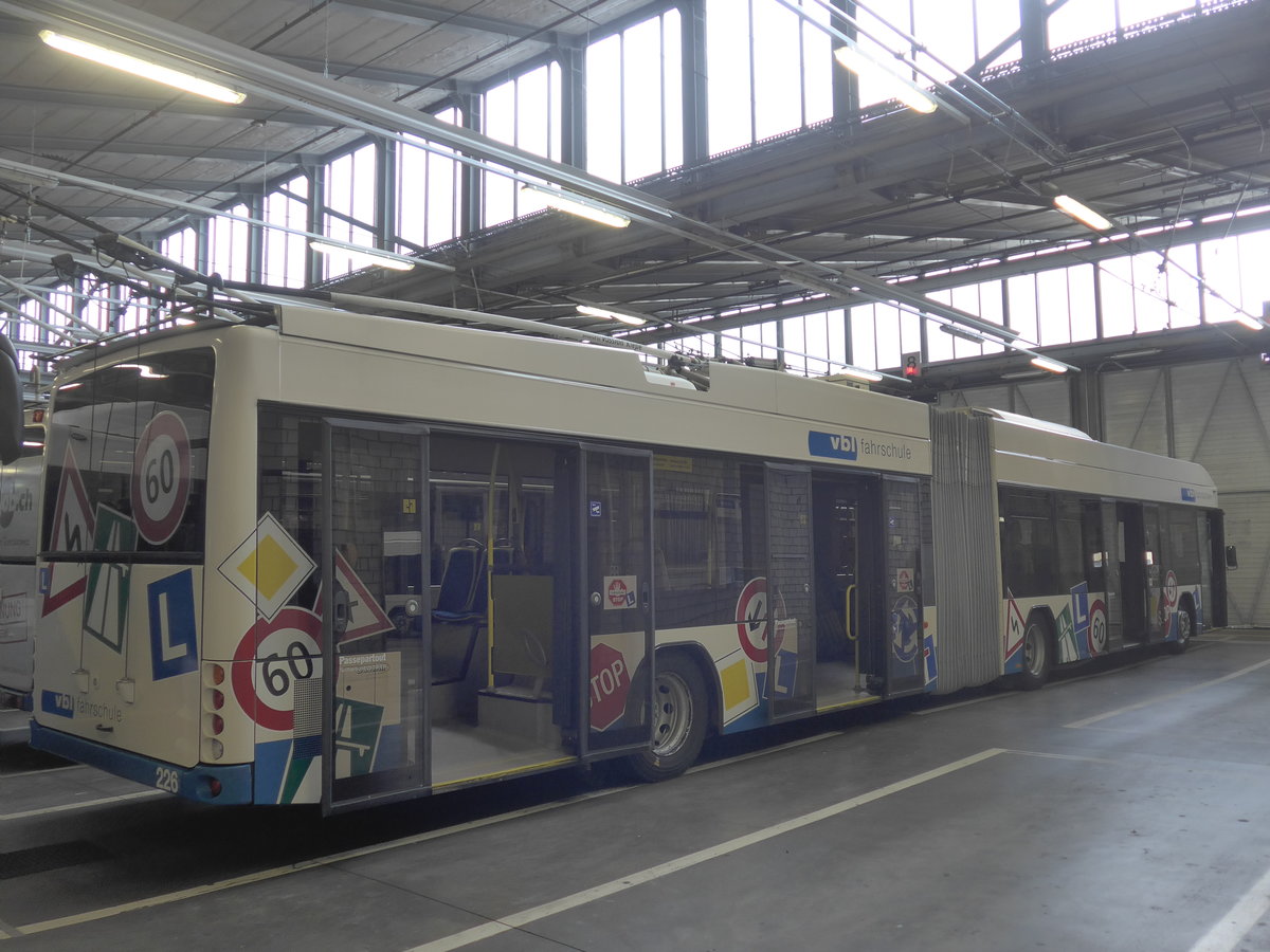 (206'512) - VBL Luzern - Nr. 226 - Hess/Hess Gelenktrolleybus am 22. Juni 2019 in Luzern, Depot