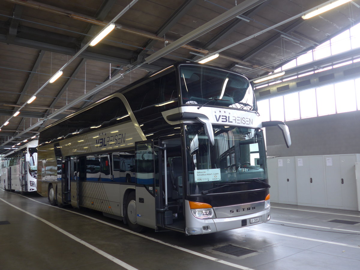 (206'535) - VBL Luzern - Nr. 803/LU 15'091 - Setra am 22. Juni 2019 in Luzern, Depot