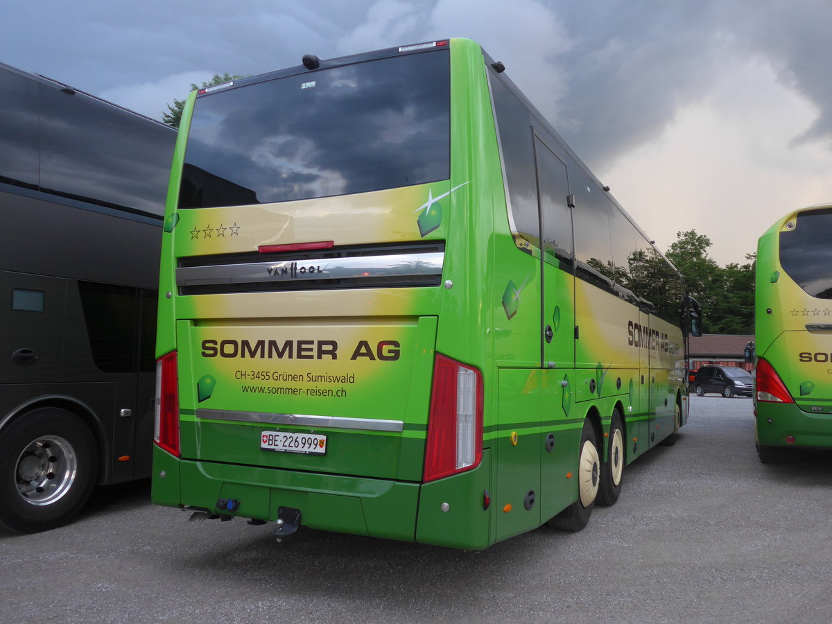(206'651) - Sommer, Grnen - BE 226'999 - Van Hool am 22. Juni 2019 in Thun, Kleine Allmend