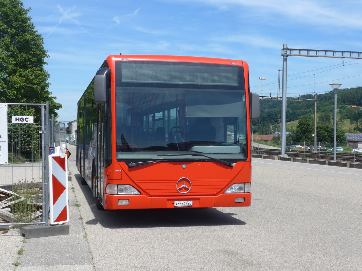 (206'823) - Lathion, Sion - Nr. 5/VS 24'726 - Mercedes (ex Chrisma, St. Moritz Nr. 1) am 24. Juni 2019 beim Bahnhof Moudon