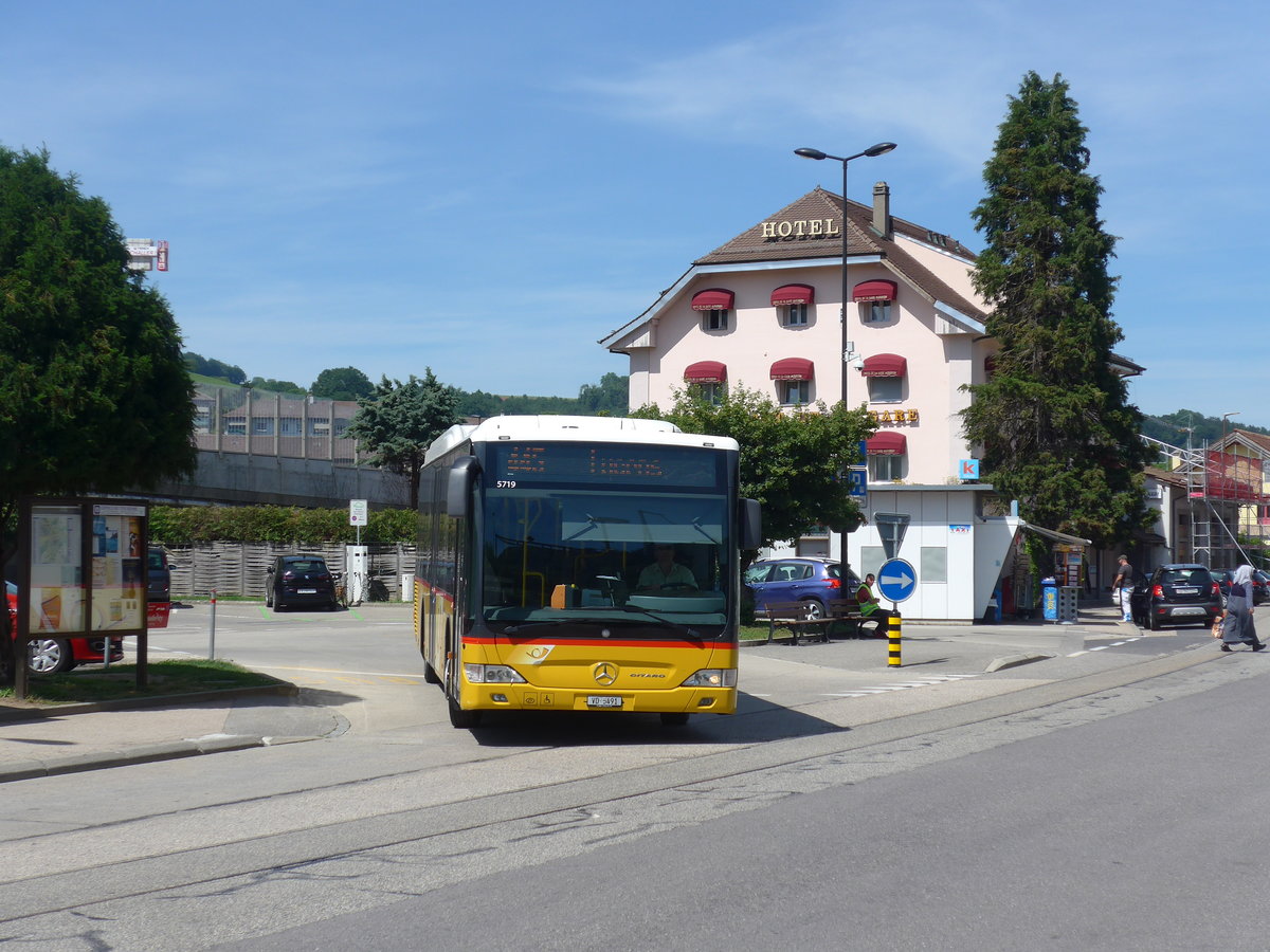 (206'837) - Faucherre, Moudon - VD 5491 - Mercedes am 24. Juni 2019 beim Bahnhof Moudon