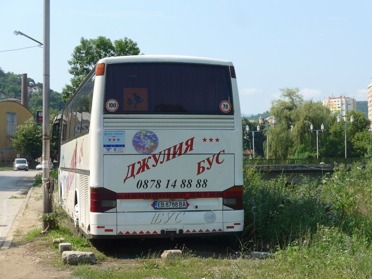 (207'161) - Djulija Bus - EB 8878 BA - Setra am 4. Juli 2019 in Gabrovo