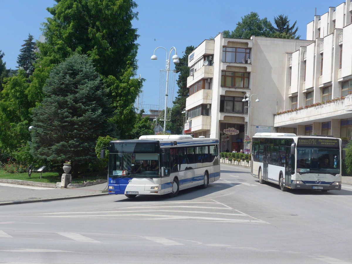 (207'360) - Gradski Transport - BT 2315 KP - MAN + BT 1556 KP - Mercedes (ex Schwarz, D-Sarzbttel) am 5. Juli 2019 in Veliko Tarnovo