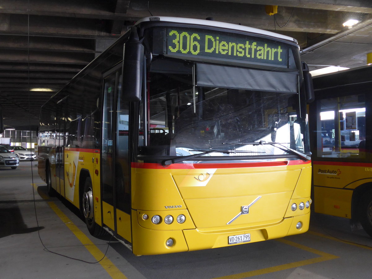 (207'558) - CarPostal Ouest - VD 261'795 - Volvo (ex PostAuto Graubnden; ex AutoPostale Ticino Nr. 512) am 7. Juli 2019 in Bern, Postautostation