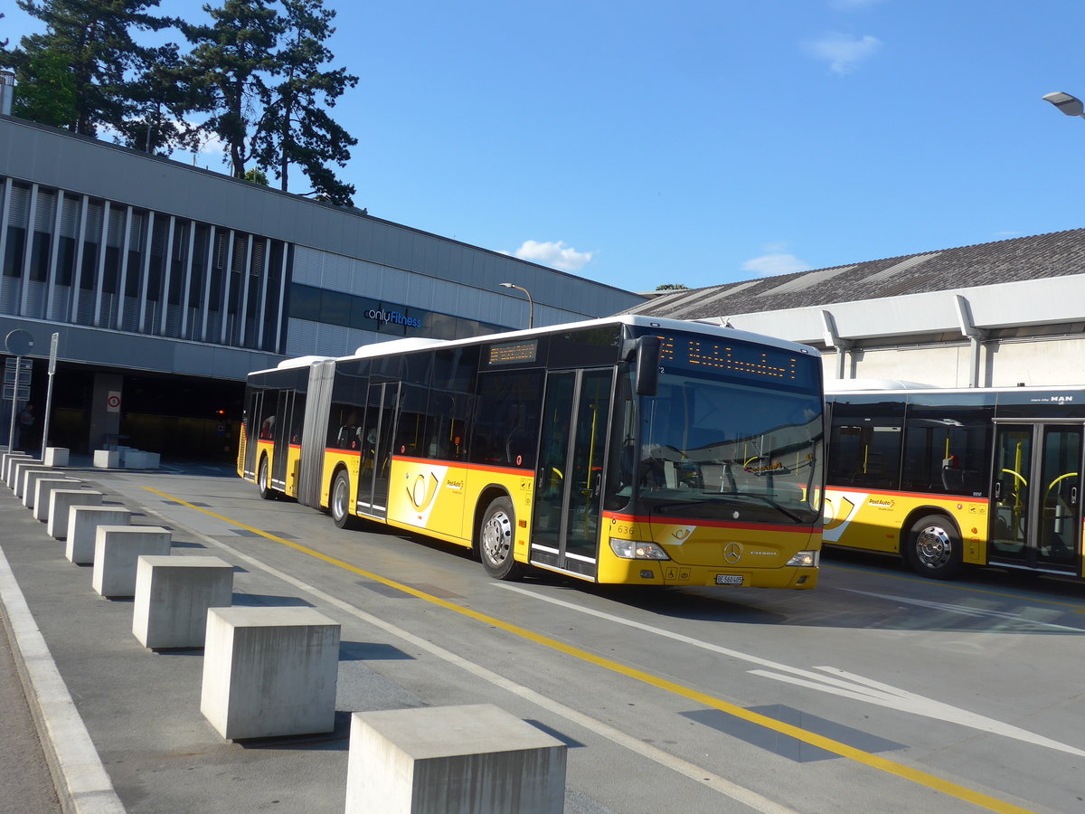(207'561) - PostAuto Bern - Nr. 636/BE 560'405 - Mercedes am 7. Juli 2019 in Bern, Postautostation