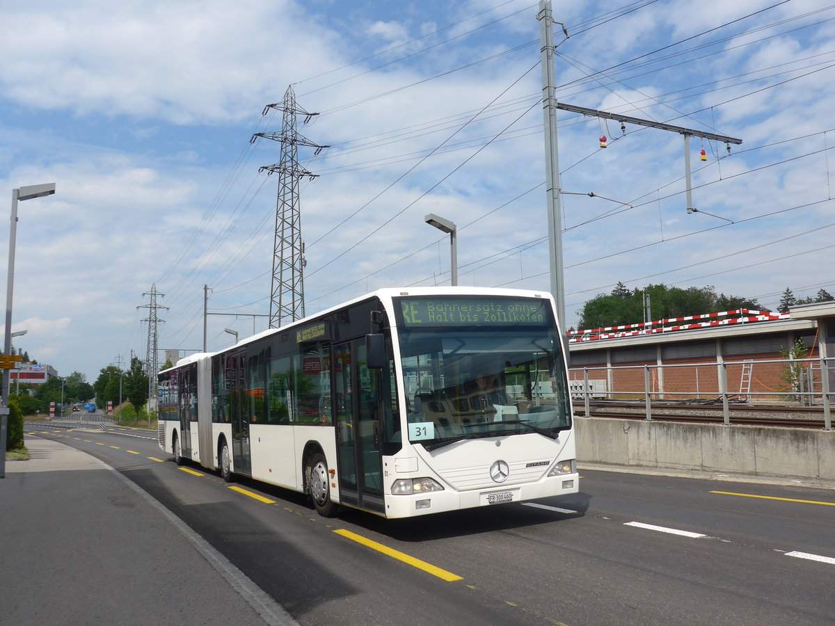 (207'603) - Intertours, Domdidier - Nr. 1/FR 300'460 - Mercedes (ex ARAG Ruswil; ex Schneider, Ermenswil Nr. 7) am 8. Juli 2019 beim Bahnhof Zollikofen