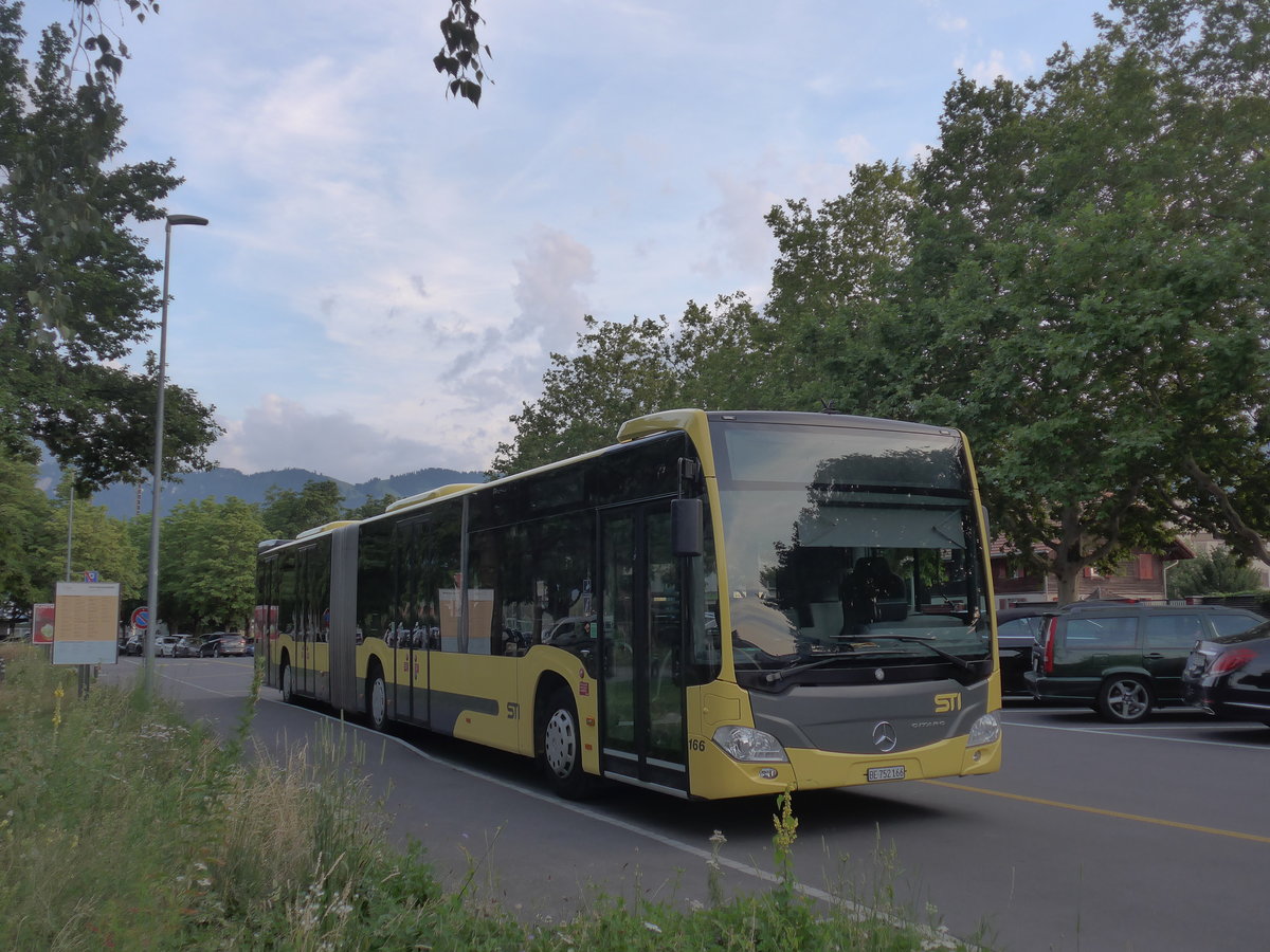 (207'950) - STI Thun - Nr. 166/BE 752'166 - Mercedes am 17. Juli 2019 in Thun, Lachen