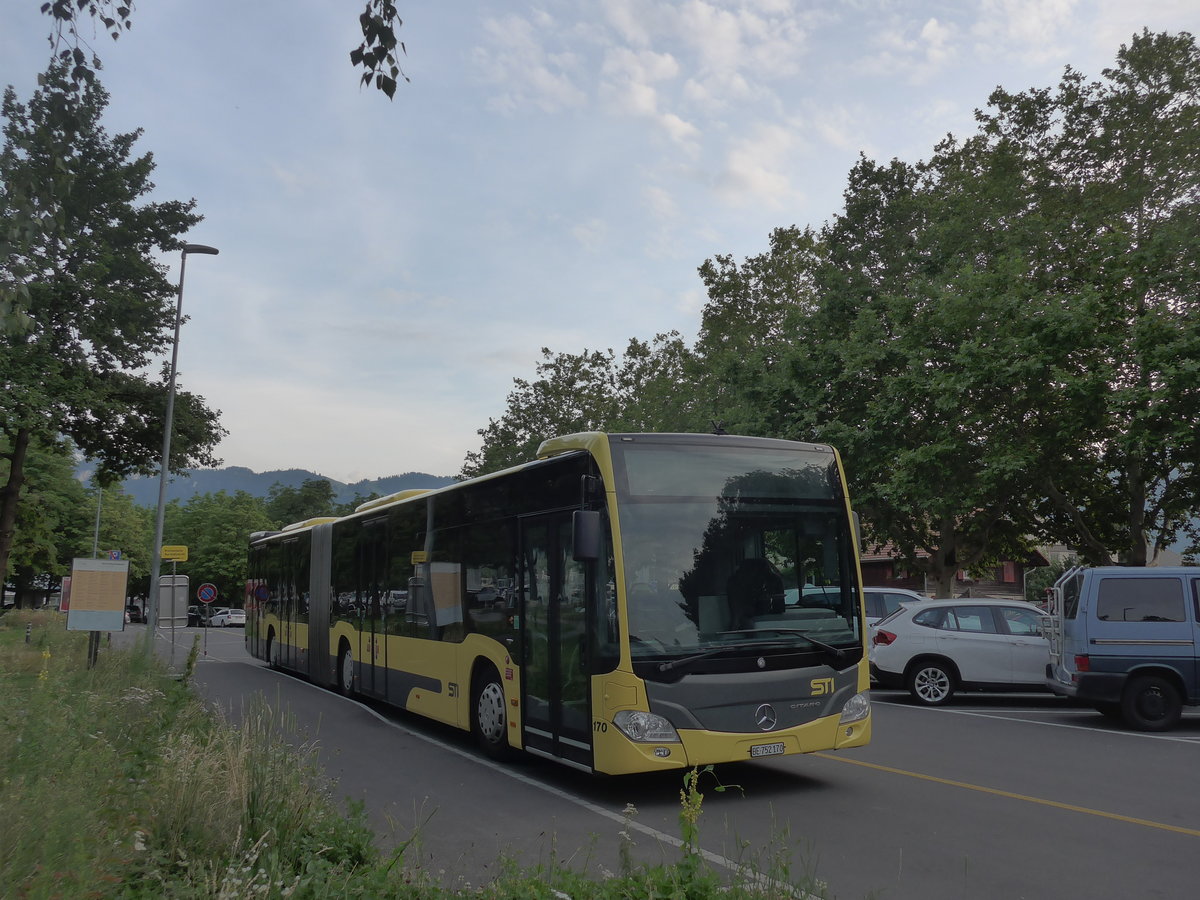 (207'969) - STI Thun - Nr. 170/BE 752'170 - Mercedes am 18. Juli 2019 in Thun, Lachen