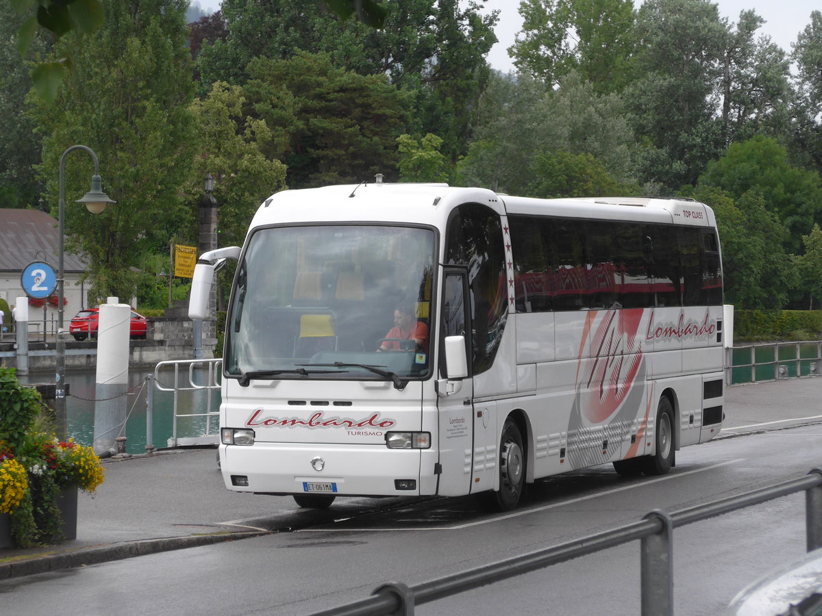 (208'167) - Aus Italien: Lombardo, Partinico - ET-061 MA - Irisbus am 27. Juli 2019 bei der Schifflndte Thun