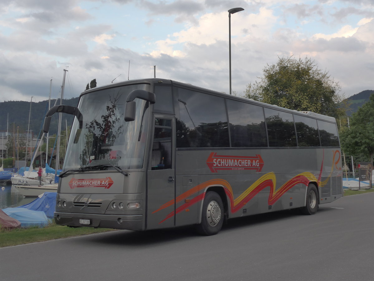 (208'221) - Schumacher, Gampelen - BE 207'188 - Volvo am 30. Juli 2019 in Thun, Strandbad