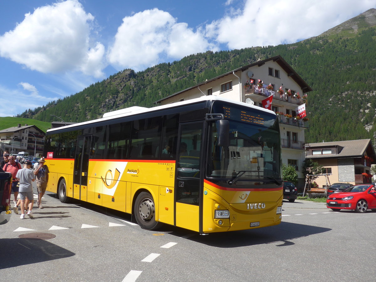 (208'359) - PostAuto Wallis - VS 441'407 - Iveco am 3. August 2019 in Simplon Dorf, Post