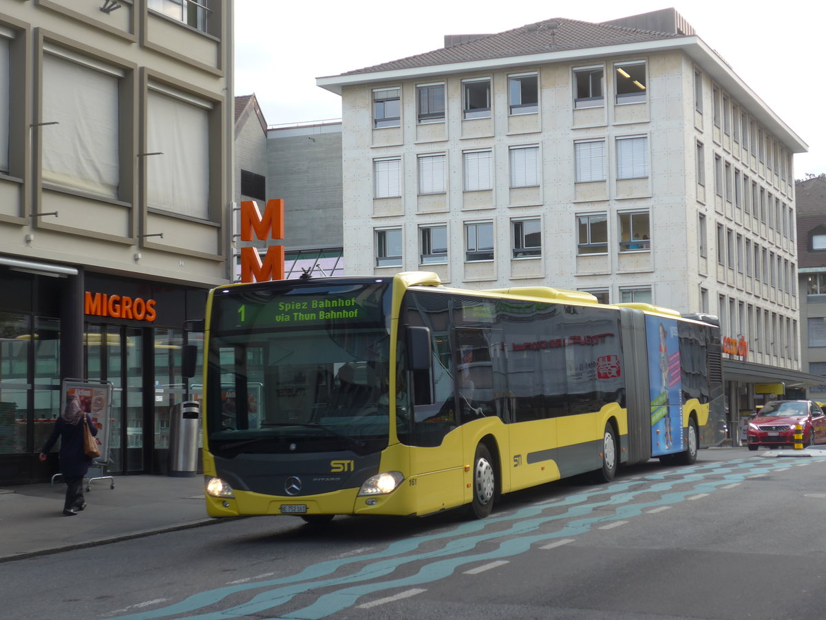 (208'496) - STI Thun - Nr. 161/BE 752'161 - Mercedes am 5. August 2019 in Thun, Marktgasse