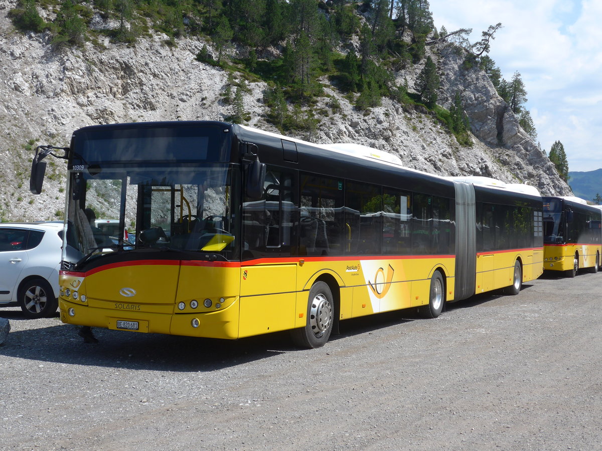 (208'510) - PostAuto Bern - Nr. 681/BE 820'681 - Solaris am 5. August 2019 in Les Diablerets, Col du Pillon
