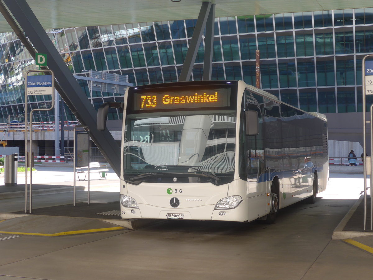 (208'647) - Maag, Kloten - Nr. 33/ZH 590'933 - Mercedes am 11. August 2019 in Zrich, Flughafen