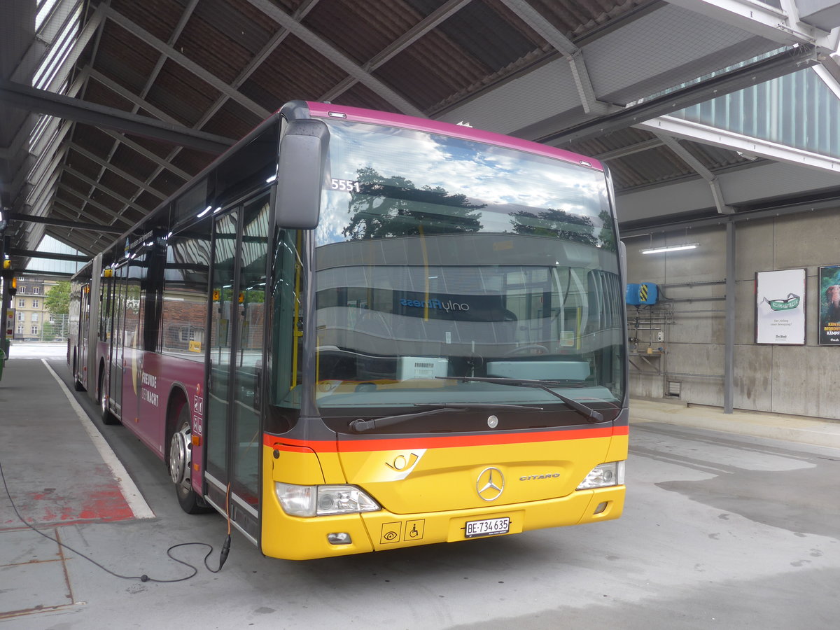 (208'710) - PostAuto Bern - Nr. 635/BE 734'635 - Mercedes am 11. August 2019 in Bern, Postautostation