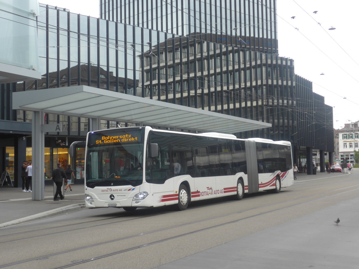 (208'934) - ARAG Ruswil - Nr. 50/LU 269'263 - Mercedes am 17. August 2019 beim Bahnhof St. Gallen