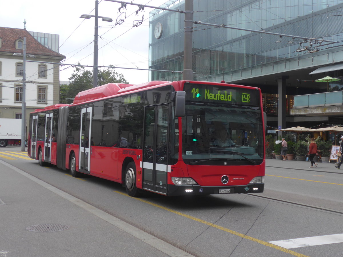 (209'323) - Bernmobil, Bern - Nr. 848/BE 671'848 - Mercedes am 5. September 2019 beim Bahnhof Bern