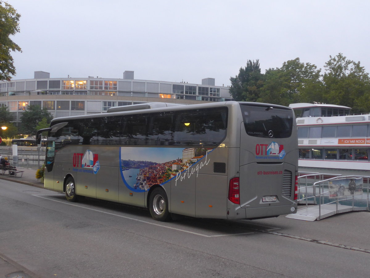 (209'348) - Ott, Steffisburg - BE 749'421 - Mercedes am 6. September 2019 bei der Schifflndte Thun