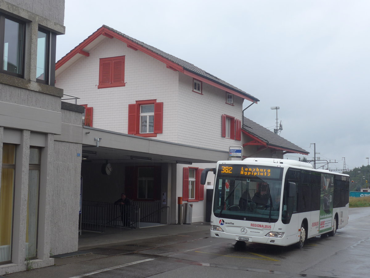 (209'394) - Knecht, Windisch - Nr. 461/AG 17'258 - Mercedes am 8. September 2019 beim Bahnhof Mgenwil