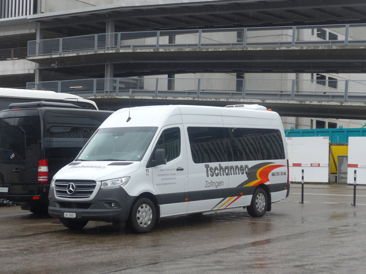 (209'412) - Tschannen, Zofingen - Nr. 11/AG 6683 - Mercedes am 8. September 2019 in Zrich, Flughafen