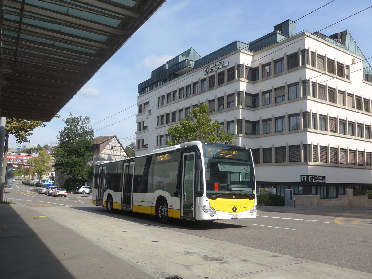 (209'631) - VBSH Schaffhausen - Nr. 5/SH 38'005 - Mercedes am 14. September 2019 beim Bahnhof Schaffhausen