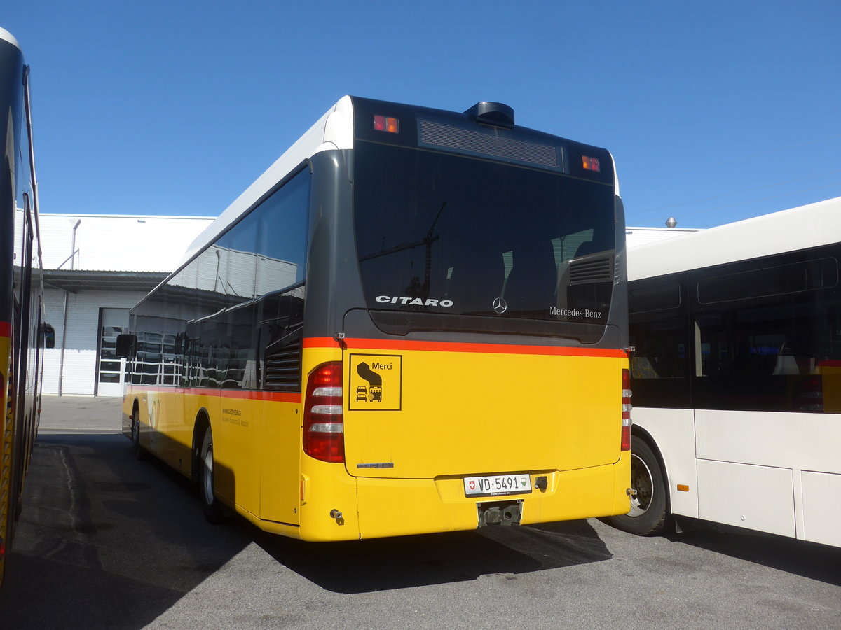 (209'692) - Faucherre, Moudon - VD 5491 - Mercedes am 15. September 2019 in Kerzers, Interbus
