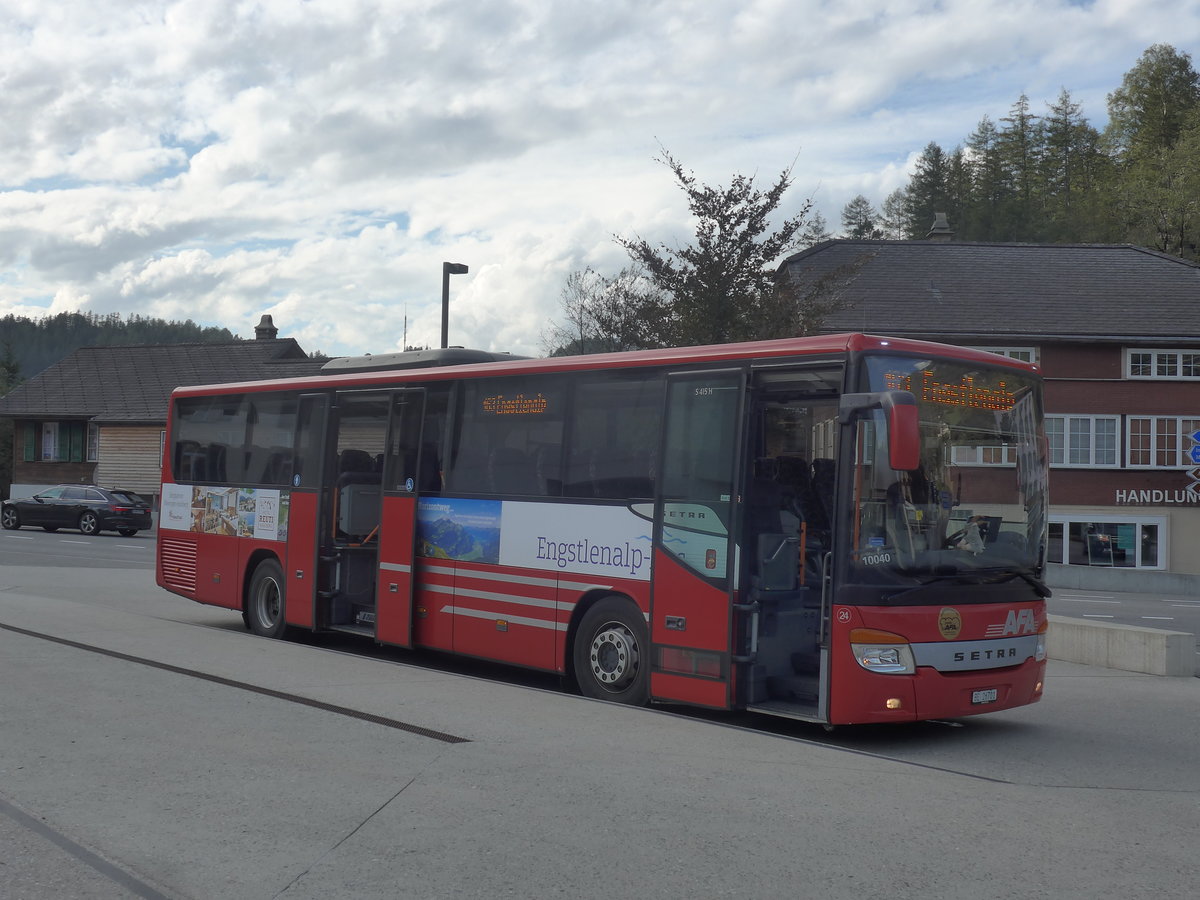 (209'798) - AFA Adelboden - Nr. 24/BE 26'701 - Setra am 22. September 2019 in Innertkirchen, Grimseltor (Einsatz PostAuto fr Engstlenalp-Bus)