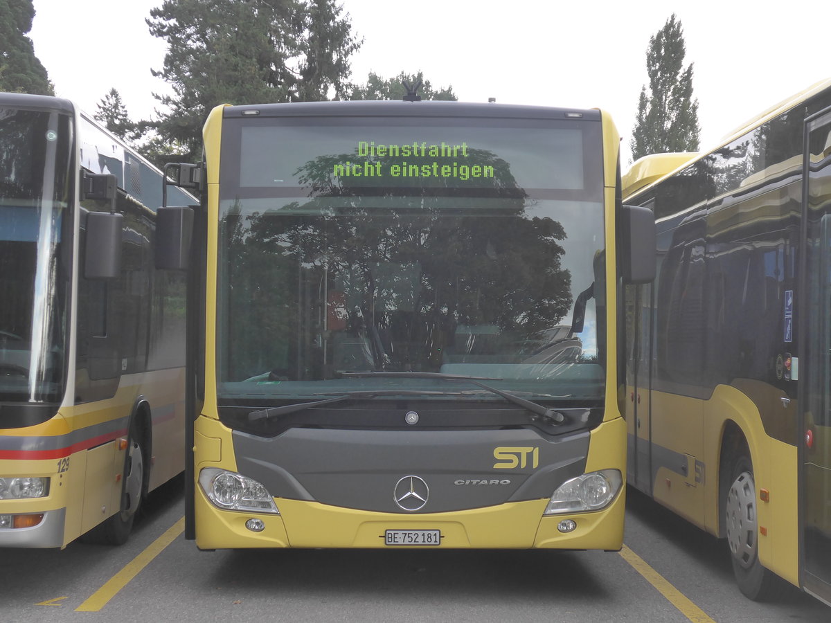 (209'883) - STI Thun - Nr. 181/BE 752'181 - Mercedes am 5. Oktober 2019 bei der Schifflndte Thun