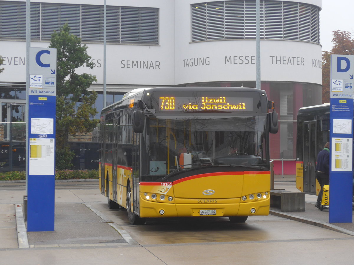 (209'897) - Schmidt, Oberbren - SG 267'104 - Solaris am 6. Oktober 2019 beim Bahnhof Wil