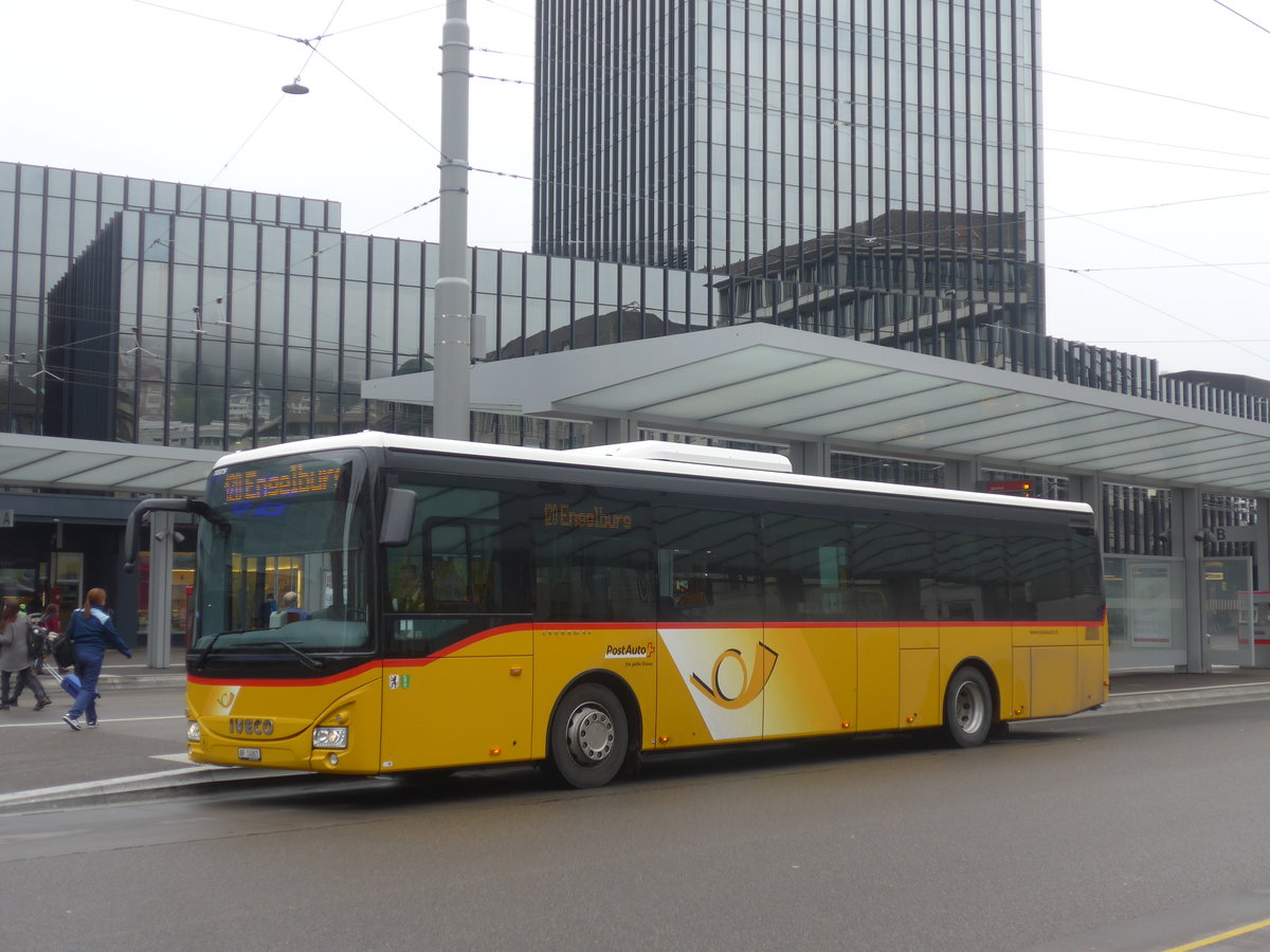 (209'945) - PostAuto Ostschweiz - AR 14'861 - Iveco am 6. Oktober 2019 beim Bahnhof St. Gallen