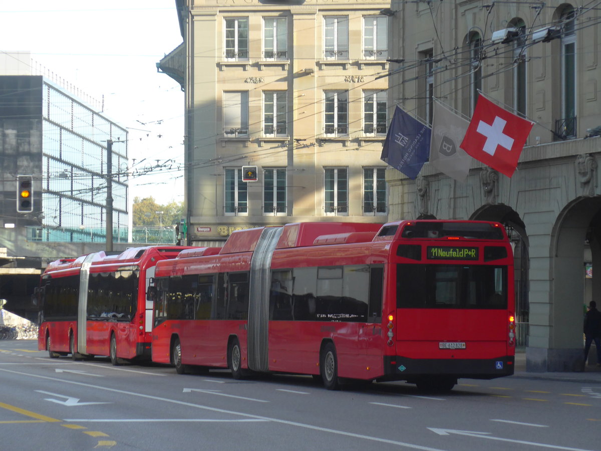 (210'090) - Bernmobil, Bern - Nr. 828/BE 612'828 - Volvo am 12. Oktober 2019 beim Bahnhof Bern