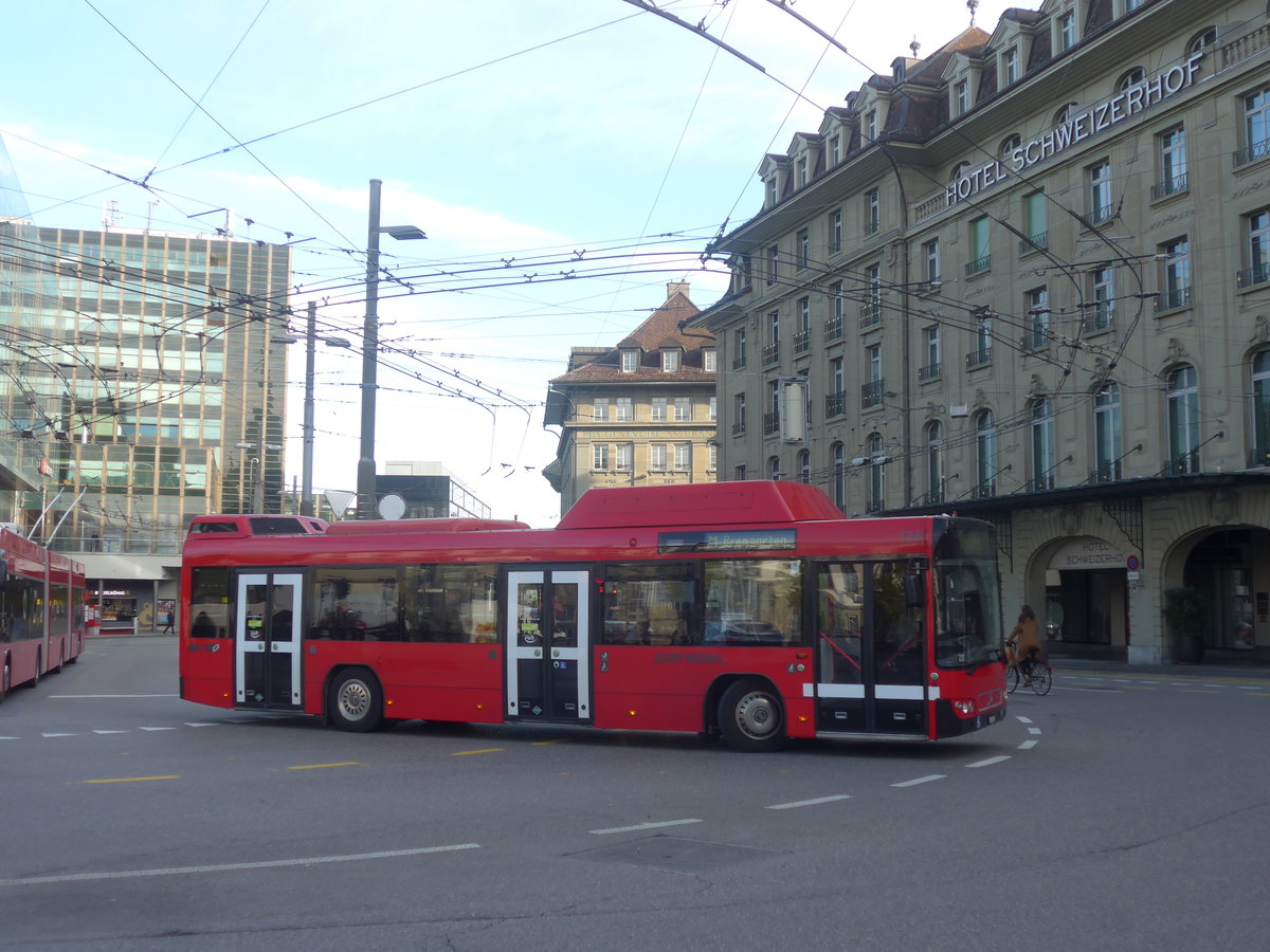 (210'092) - Bernmobil, Bern - Nr. 126/BE 624'126 - Volvo am 12. Oktober 2019 beim Bahnhof Bern