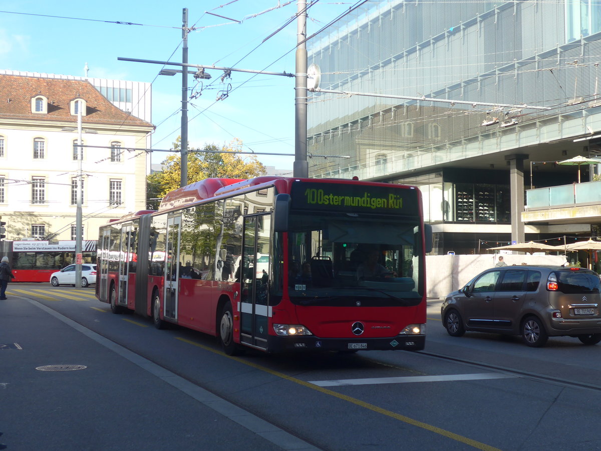 (210'096) - Bernmobil, Bern - Nr. 846/BE 671'846 - Mercedes am 12. Oktober 2019 beim Bahnhof Bern