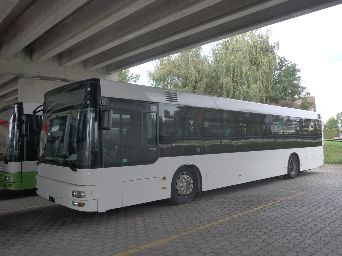 (210'246) - Interbus, Kerzers - Nr. 61 - MAN (ex transN, La Chaux-de-Fonds; ex TN Neuchtel) am 12. Oktober 2019 in Kerzers, Murtenstrasse