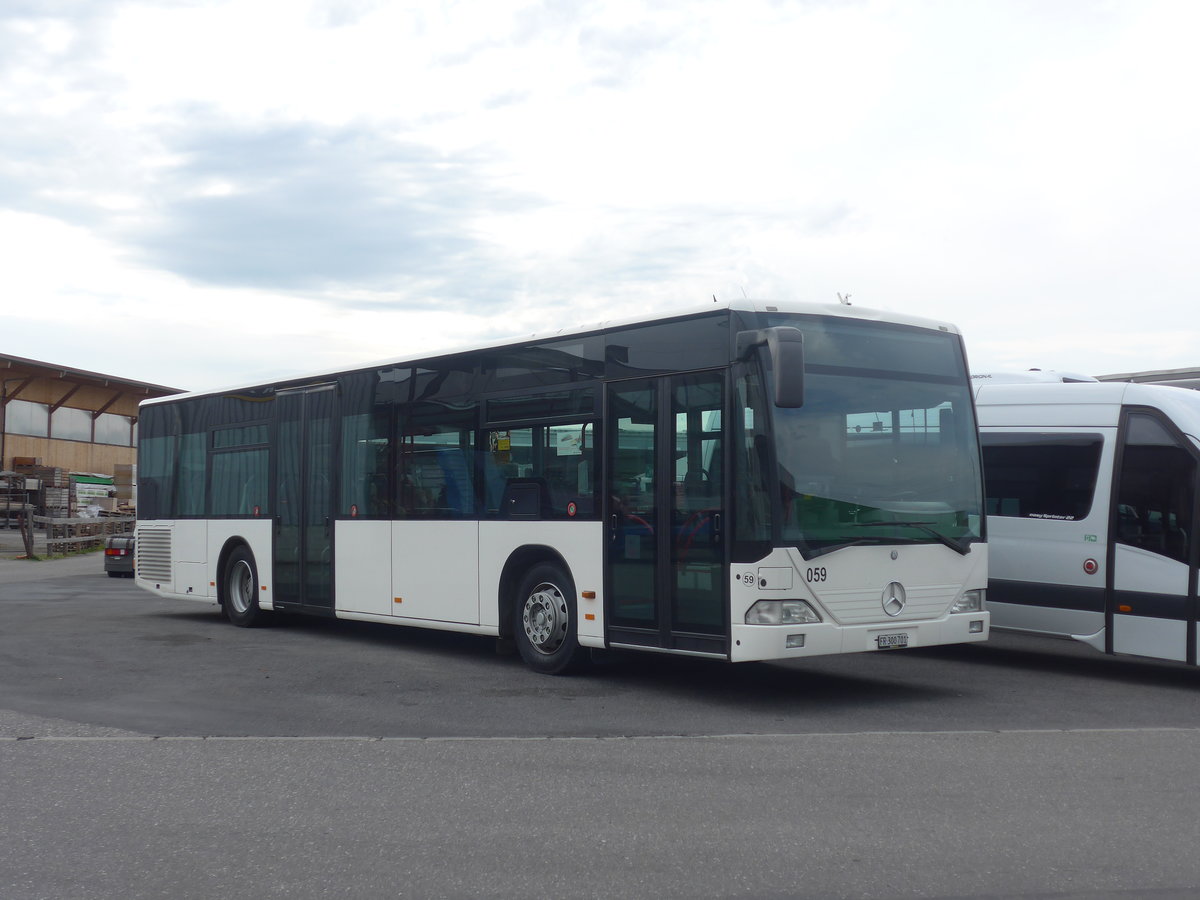 (210'257) - Interbus, Yverdon - Nr. 59/FR 300'701 - Mercedes (ex CarPostal Ouest; ex PostAuto Bern; ex P 25'380) am 12. Oktober 2019 in Kerzers, Interbus