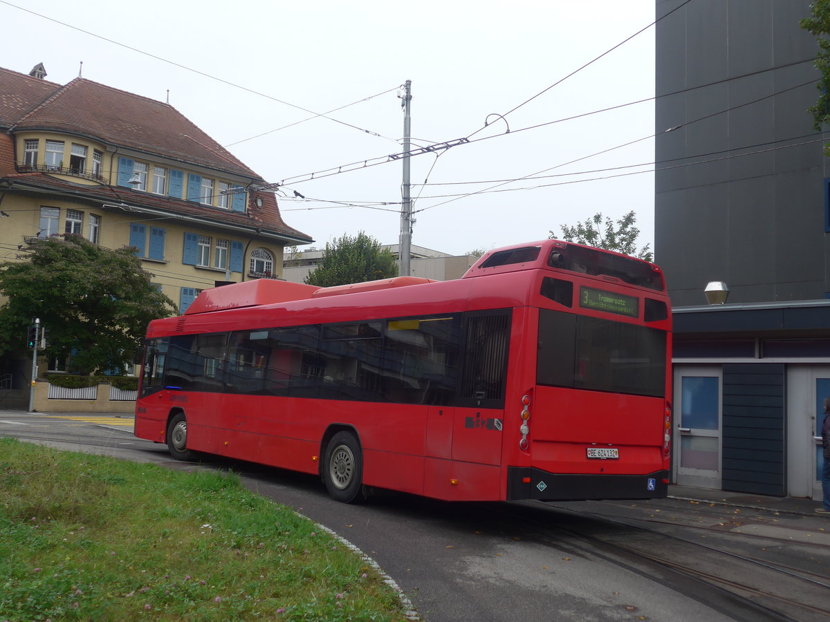 (210'413) - Bernmobil, Bern - Nr. 132/BE 624'132 - Volvo am 20. Oktober 2019 in Bern, Weissenbhl
