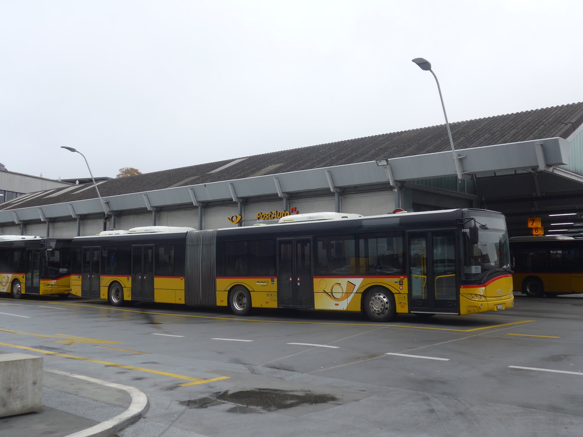 (210'711) - PostAuto Bern - Nr. 684/BE 813'684 - Solaris am 29. Oktober 2019 in Bern, Postautostation