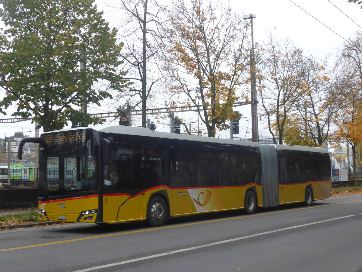 (210'719) - PostAuto Bern - BE 562'243 - Solaris am 29. Oktober 2019 in Bern, Laupenstrasse