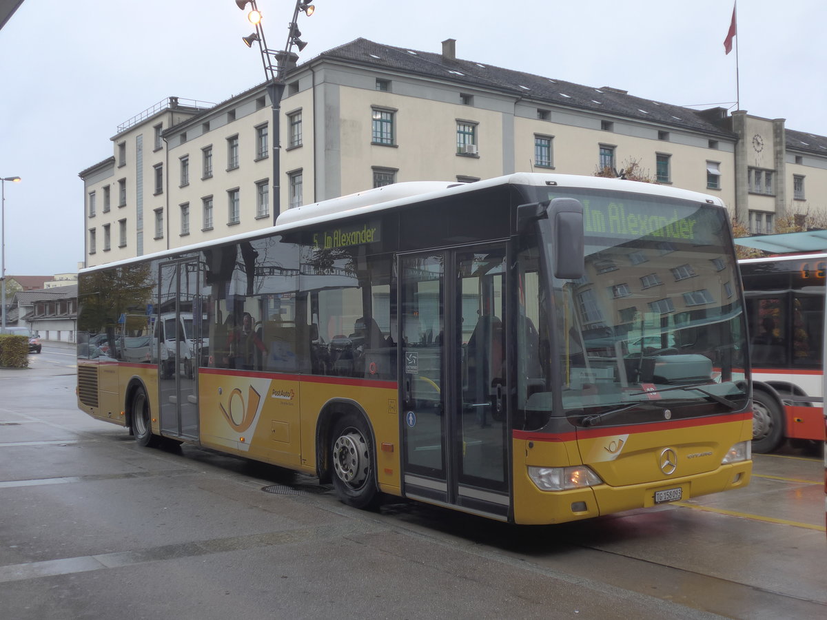(210'759) - PostAuto Ostschweiz - TG 158'093 - Mercedes (ex Nr. 3) am 8. November 2019 beim Bahnhof Frauenfeld