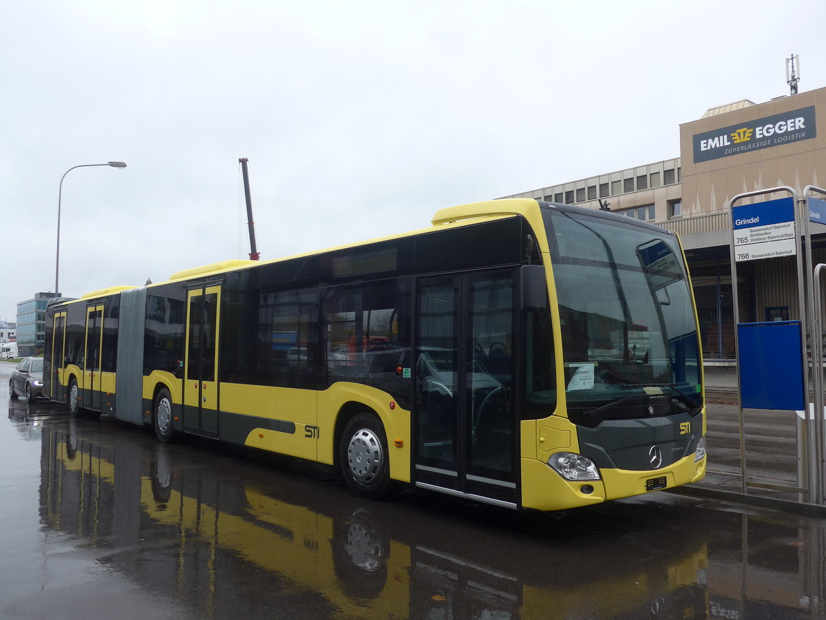 (210'830) - STI Thun - Nr. 706 - Mercedes am 8. November 2019 in Bassersdorf, Buszentrum Glattal