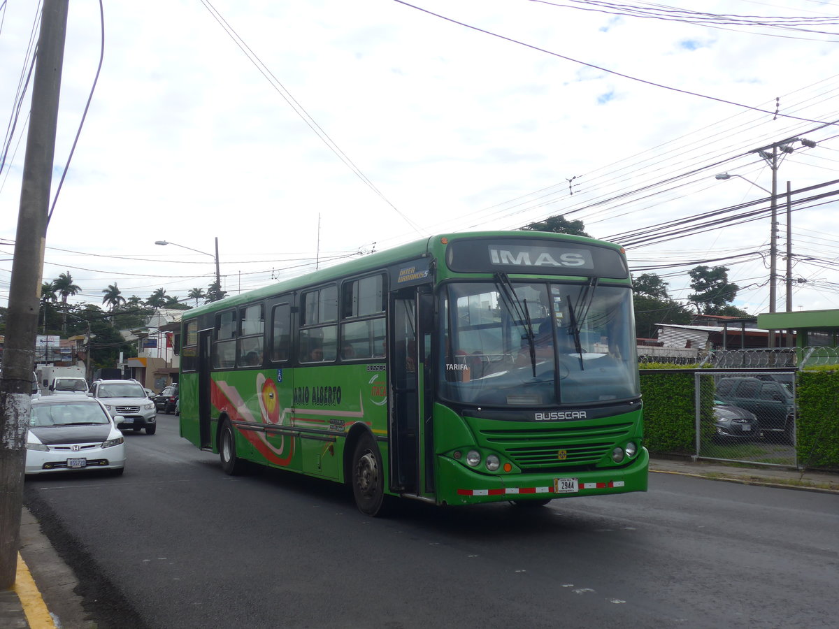 (211'103) - Itaca, Alajuela - 2944 - Busscar/VW am 13. November 2019 in Alajuela